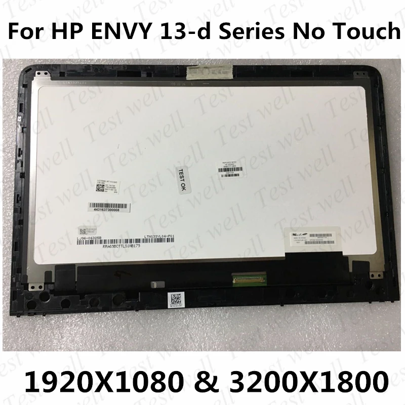 

13.3" For HP ENVY X360 13-D 13-d108tu 13-d040wm 46TU000 LCD screen assembly B133HAN02.7 LTN133YL06-H01 FHD or QHD Non-touch