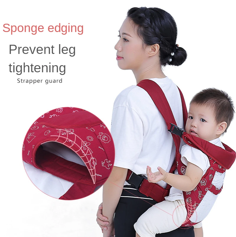 Newborn Baby Carriers  Thin Infant Toddler Carriers Multicolor Waist Stool Kids Carriers Childrens Labor-saving Carriers