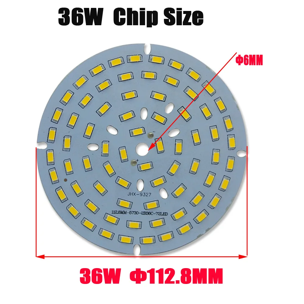 SMD5730 High Brightness Light Board 36W 50W 70W 100W LED PCB and Driver Aluminum Lamp plate For DIY Ceiling Light LED Bulb Light