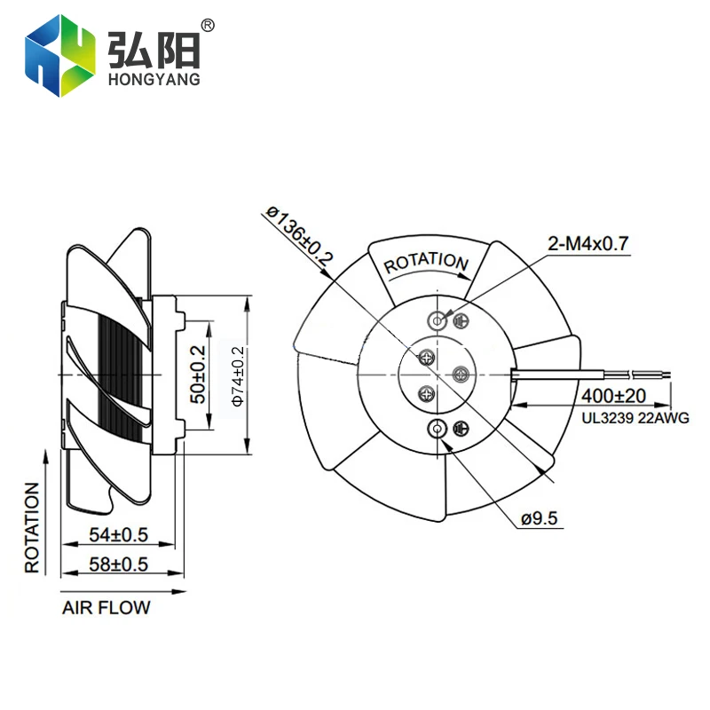 CNC Automatic Tool Change Spindle Motor Fan 220V Instead Of 9KW Cooling Fan With Shell Machine Tool ATC Spindle Wood Carving