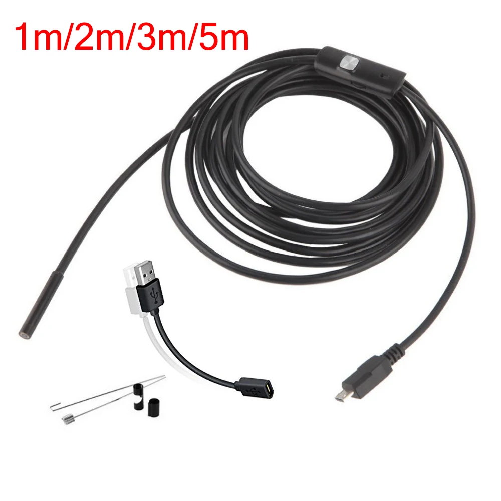 New 1080P HD Mini Android Endoscope Camera IP67 1920*1080 1M 2M 3M 5M Micro USB Inspection Video Camera Snake Borescope Tube