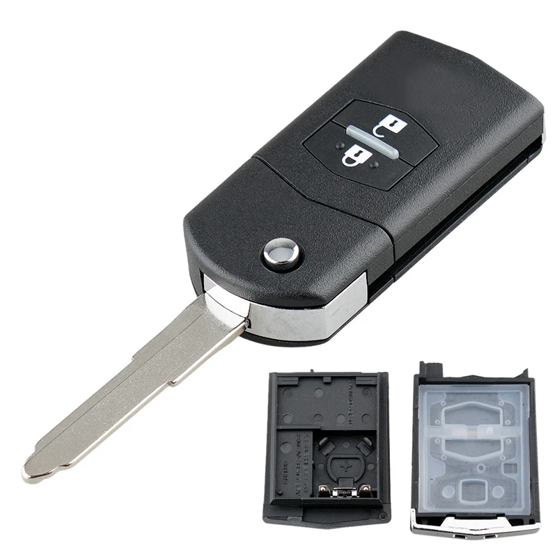 

Remote key Case for Mazda 2 3 5 6 BT50 CX-5 CX-7 CX-9 RX8 Flip Folding Car Key shell 2/3 Buttons Car Key Remote Control