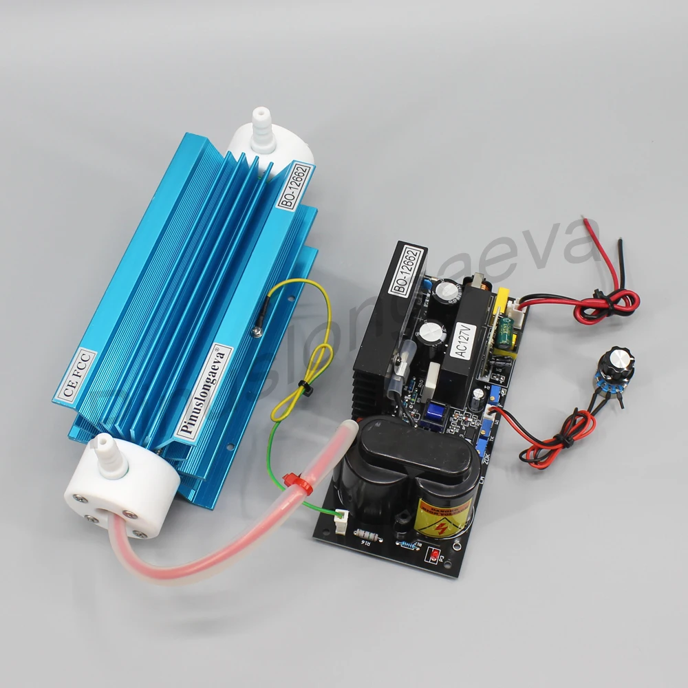 Pinus longaeva 10G/H 10grams adjustable blue Quartz tube type ozone generator Kit corona discharge ozone tube ozone cleaner