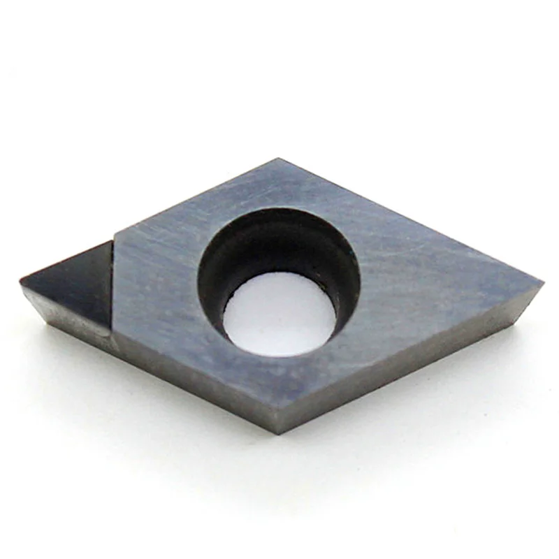 Diamant DCMT 070204 Aluminium CNC-Einsatz DCMT11T304 PCD CBN Externes Hartmetall-Drehwerkzeug für die Bearbeitung von Eisen und Messing – Detail 4