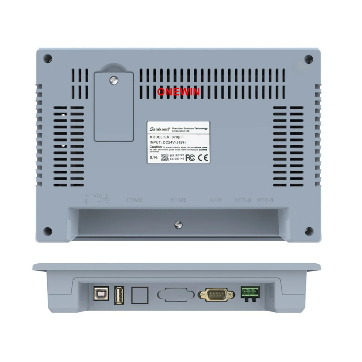 Imagem -02 - Samkoom-plc Placa de Controle Industrial com Cabo de Comunicação Ea070b Hmi Touch Screen S7200 Cpu222 Cpu224xp Cpu226