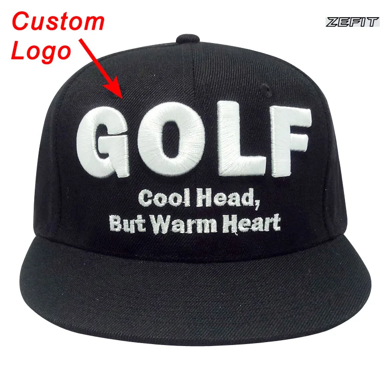 3D Custom Emboss Logo Fiited Back Snap Football Tennis Hat Sun Tour Game Players Fashion Headwear Custom-Made Baseball Cap