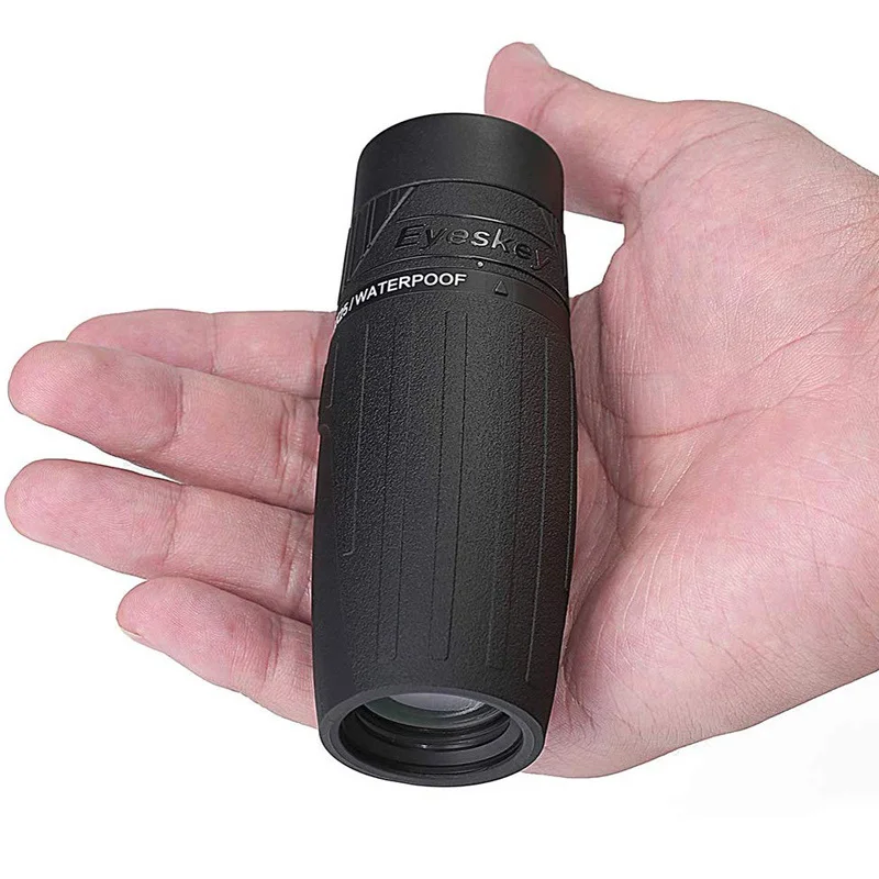 Imagem -03 - Monocular Eyeskey Telescópio Monocular à Prova Dcompact Água Compacto e Portátil para Acampamento Handheld Non-slip Telescópio Bak4 Prisma 10x25