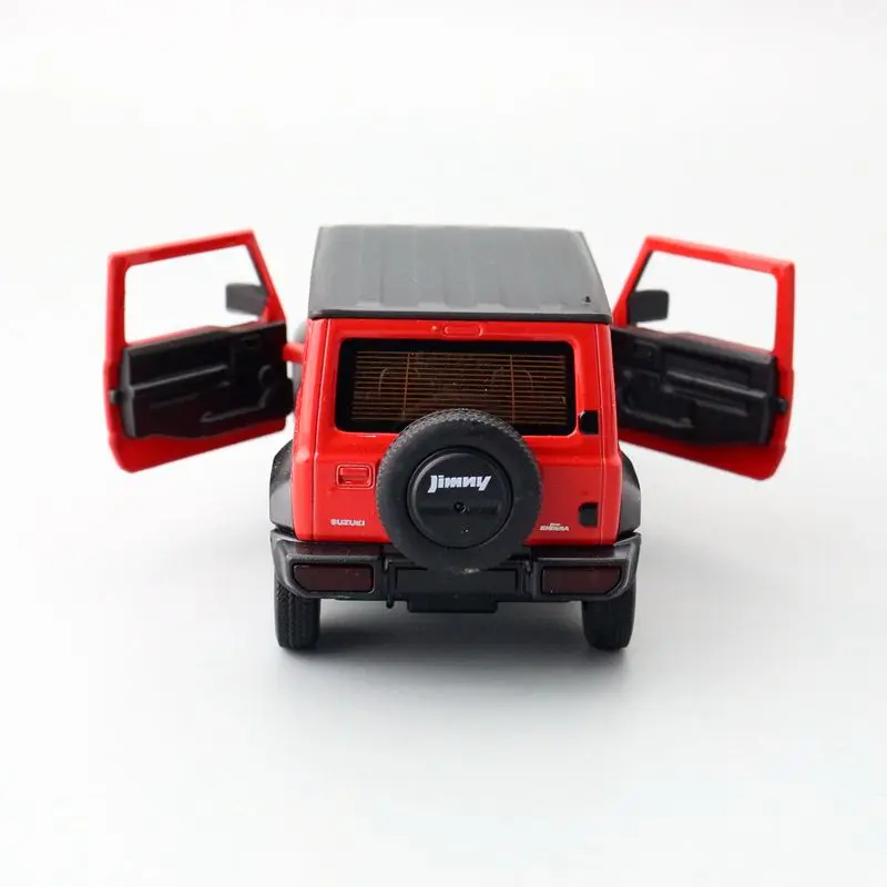 Diecast Metal Toy Car Model 1:26 Scale Suzuki Jimny SUV Pull Back Sound & Light Educational Collection Gift Kid Doors Openable