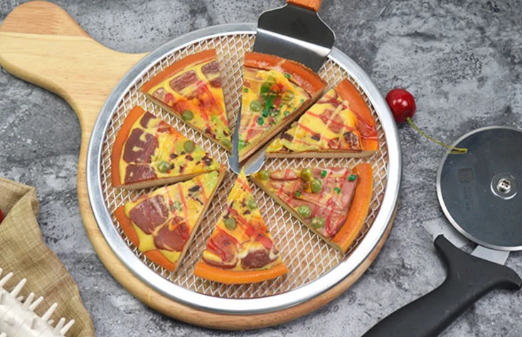 Rede de pizza de 6 a 20 polegadas e 22 polegadas para escolher ferramentas de pizza