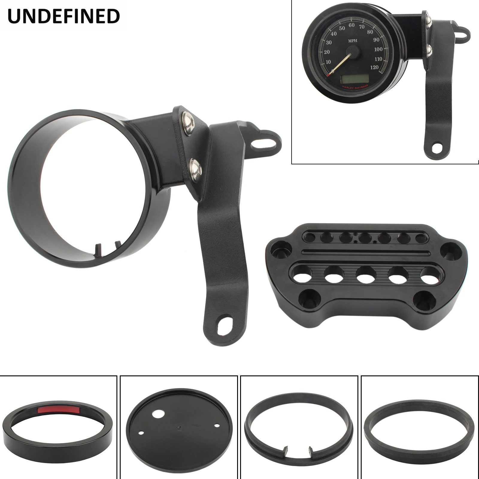 Motorcycle Instrument Bracket Speedometer Bracket Housing Side Mount Relocation Cover Fit For Harley Sportster 883 XL  2004-2020