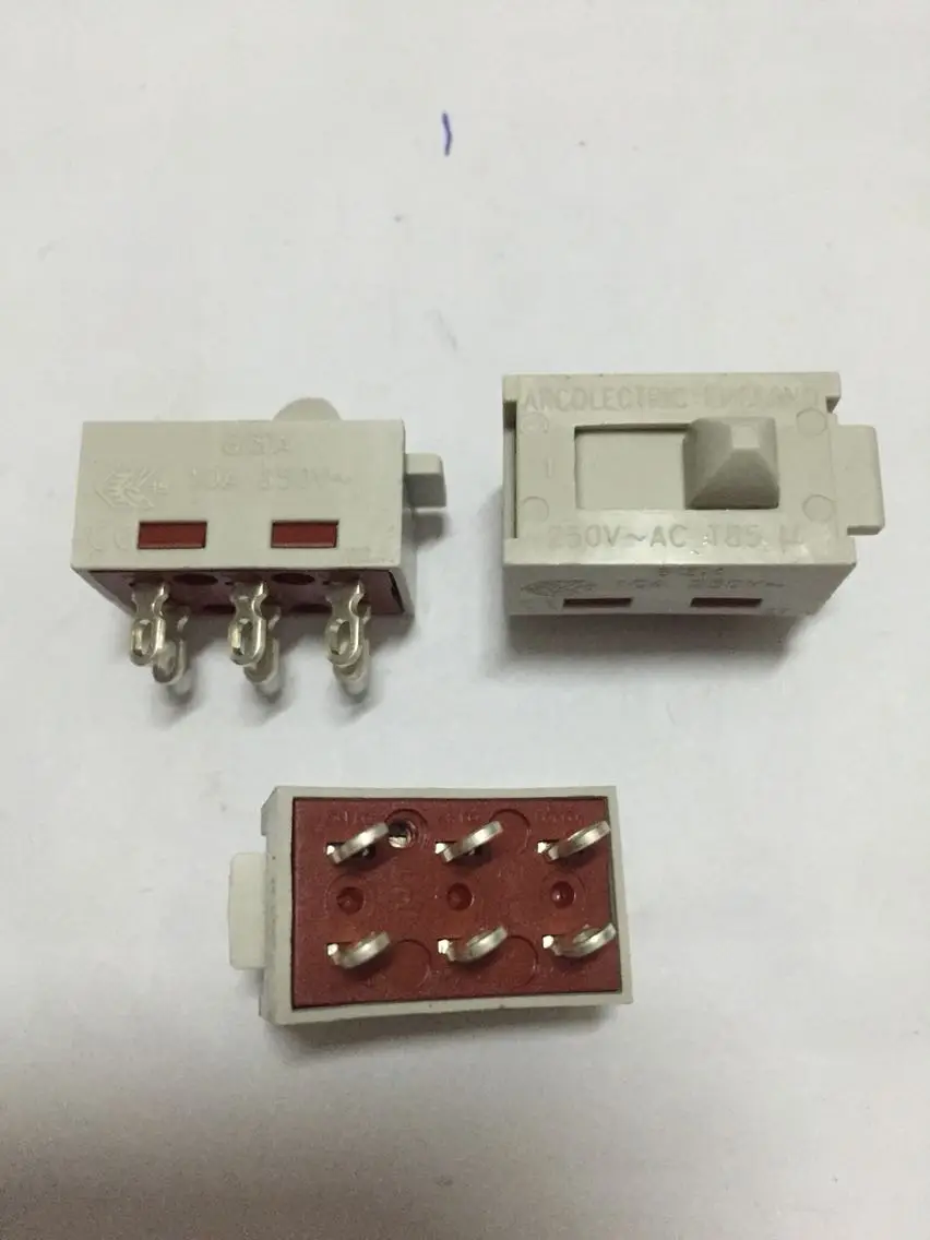 

Оригинальный новый 100% тумблер T222HC 6pin 2gear 10A 250V