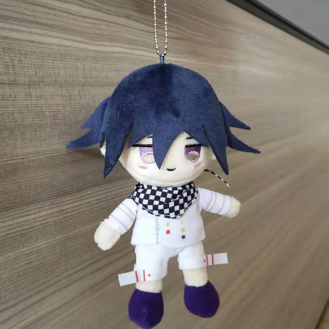 11 Style 15cm Anime Plush Doll Keyring Danganronpa V3 Dangan Ronpa Oma Kokichi Komaeda Nagito Snowdrops Ohm Plush Keychain Toy