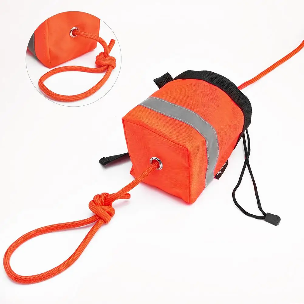 15/30M Reflective Water Floating Life Line Rescue Throw Rope Safety Bag Water Sports Kayaking Boating Rafting Accessessories