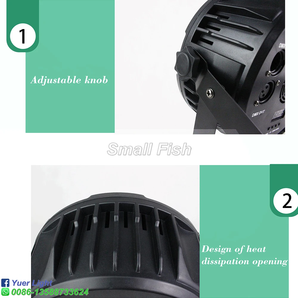 Hot Sales 127 LED Point Control Magic Par Light Strobe DMX Sound Controller Party Dj Disco Bar Strobe Dimming Effect Projector