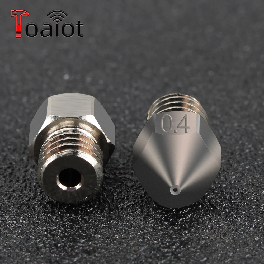 Toaiot Koper MK8 Hotend Nozzle Duurzaam Non-stick 1.75Mm Filament 0.4Mm Hoge Prestaties Mondstuk Voor CR10 Pro ENDER3 3D Printer