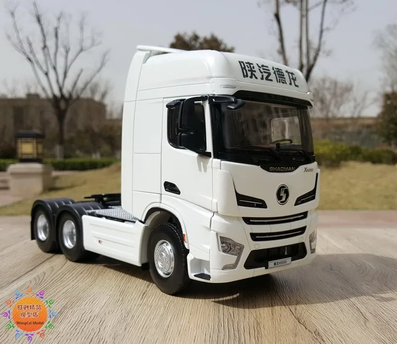 Collectible Alloy Toy Model 1:24 Scale SHACMAN Delong X6000 Truck Tractor Trailer Vehicles DieCast Toy Model