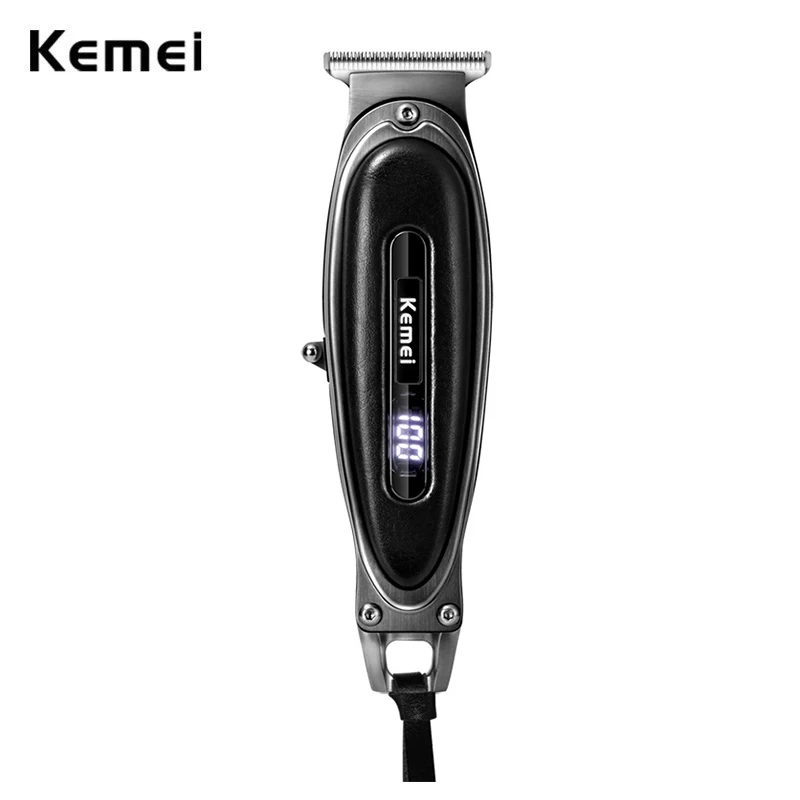 Kemei Professional Men Electric Hair Clipper Precision Barber Shop Carving Hair Trimmer Fast Charge Hair Cutting Machine KM-1945