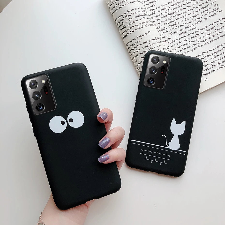 Case on for Samsung Galaxy Note 20 20Ultra Samsung Note20 Ultra Case Cartoon Soft Cute Silicone Phone back Protector Cover Cases
