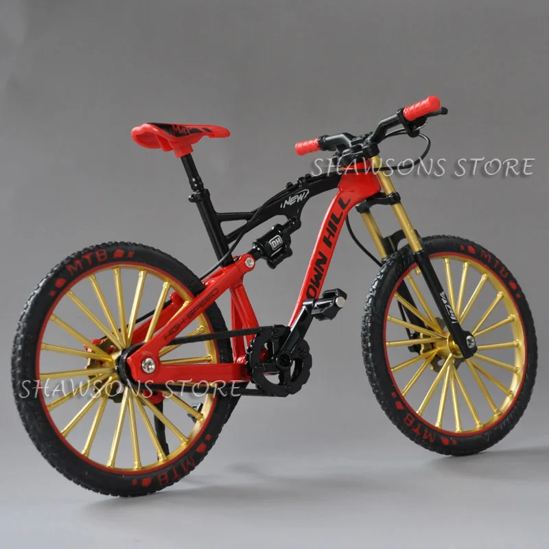 Escala 1:10 Diecast Metal Bicicleta Modelo Brinquedos DH Down Hill Extreme Mountain Bike Réplica Coleções