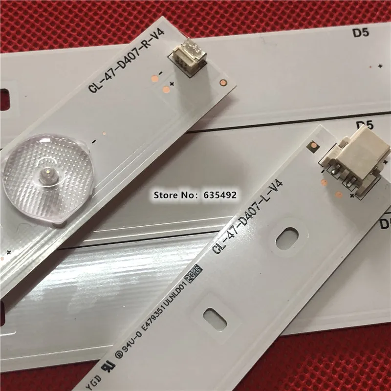 LED Backlight Strip  for CL-47-D407-R-V4CL-47-D407-L-V4 47PFH4109 TPT470H1-DUJFFE Fo r47phg4109 47PFG4109 47PFG4109 /78