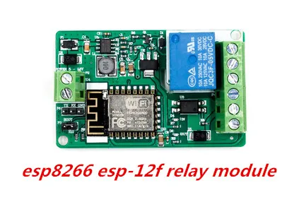 

ESP8266 ESP-12 ESP-12F Relay Module 10A 220V Network Relay WIFI Module Input DC 4 Layers Board TVS Input Automatic Protection