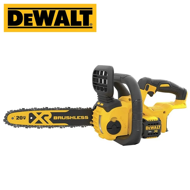 Dewalt-電気チェーンソーdccs620b,20v,リチウム電池,30cm,コードレス,果物,木,庭の切断用,取り外し可能