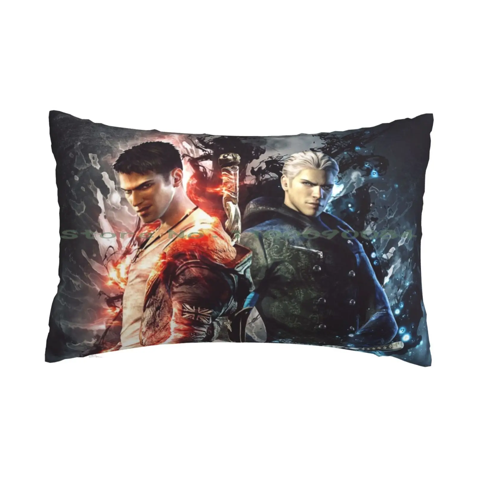 Dmc Twin Brothers Pillow Case 20x30 50*75 Sofa Bedroom Dante Vergil Long Rectangle Pillowcover Home Outdoor Cushion Decor