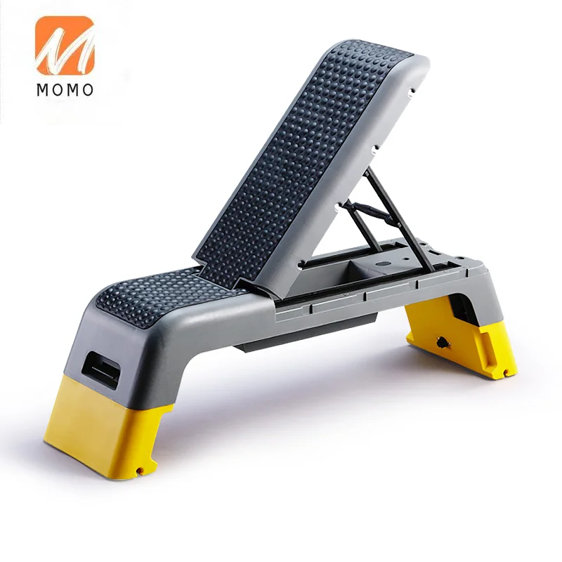 

Hot Sale Professional Multi Functional Adjustable Height Fitness Step Aerobic sit up Bench Deck Board Step Aerobic Bench