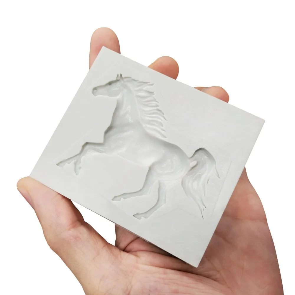 Horse Shape  Epoxy Resin Fondant Silicone Mold for DIY Pastry Chocolate Candy Dessert Decoration Kitchenware Baking Accessories