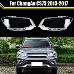 Car Front Headlight Glass Headlamp Transparent Lampshade Lamp Shell Auto Lens Cover For ChangAn CS75 2013 2014 2015 2016 2017
