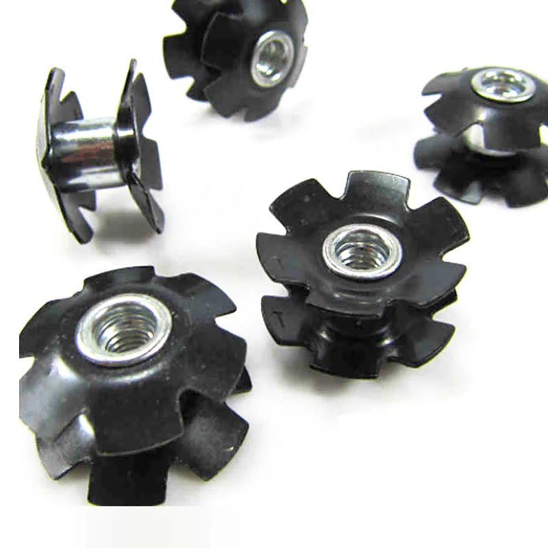 5pcs Bike Headset Flanged Star Nut for 28.6mm 1 1/8\