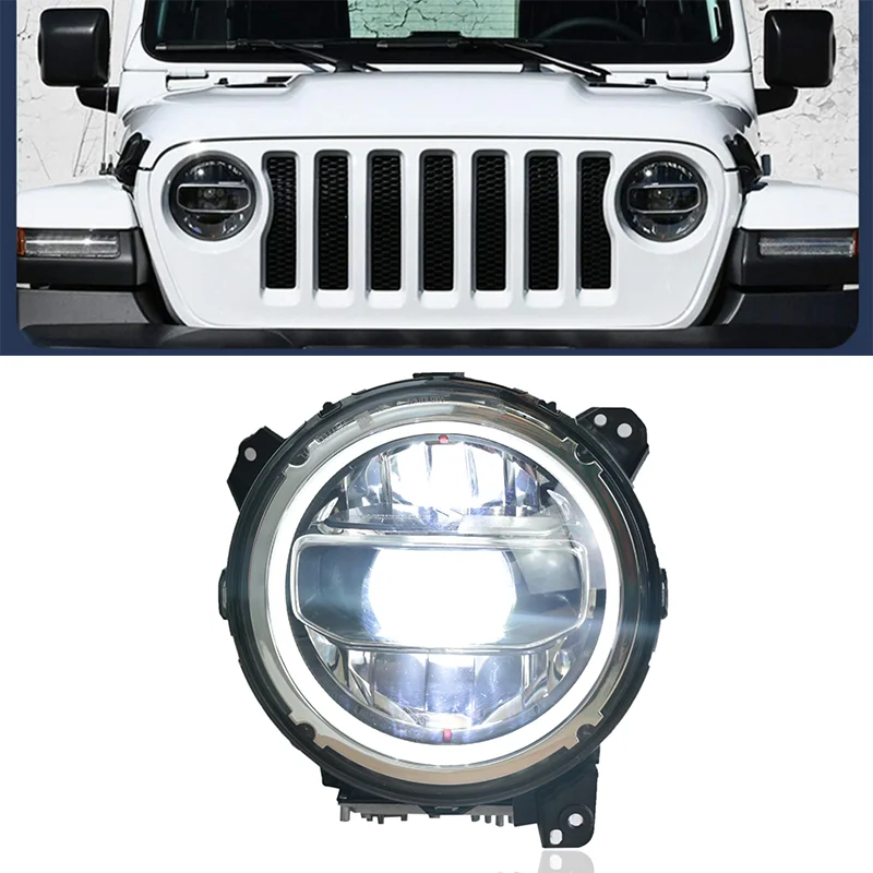 For Jeep Wrangler 2007 -2021  JK JL Upgrade Heallight  High Quality 4*4 Car Auto Parts