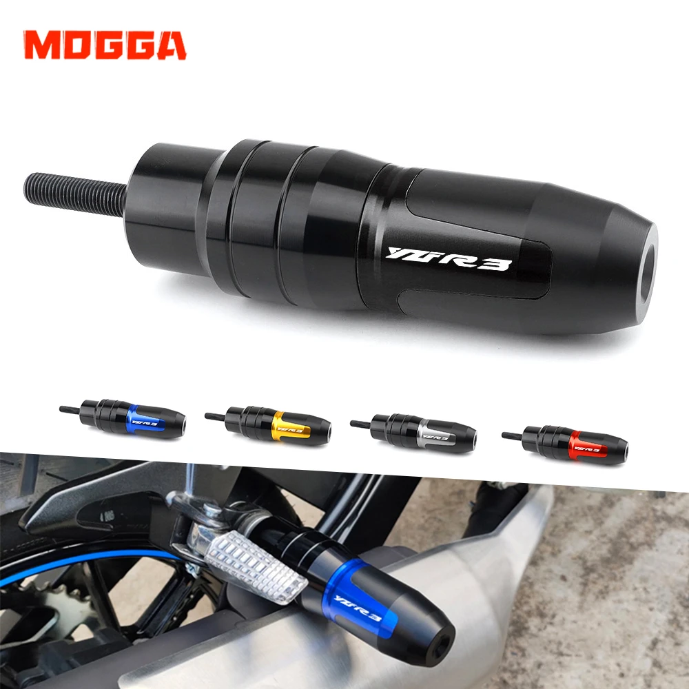 

For Yamaha YZF R3 YZFR3 2012-2024 Aluminum Alloy Motorcycle Falling Protector Exhaust Slider Crash Pad Protection Accessoires