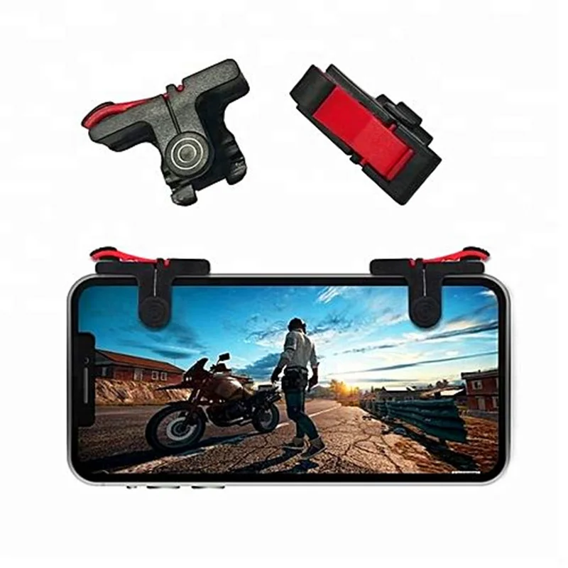 D9Mobile Game Controller Gamepad Plastik L1R1 Keypad Joystick Ponsel Sensitif Menembak dan Tujuan Pemicu Mobile Controller untuk PUBG