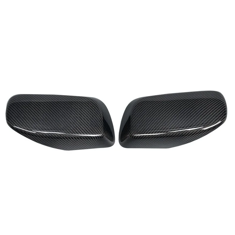 

Real Carbon Fiber Side Rear View Mirror Cover Cap Rearview Car Accessories Add For BMW E60 E61 E63 E64 550i 2004-2007