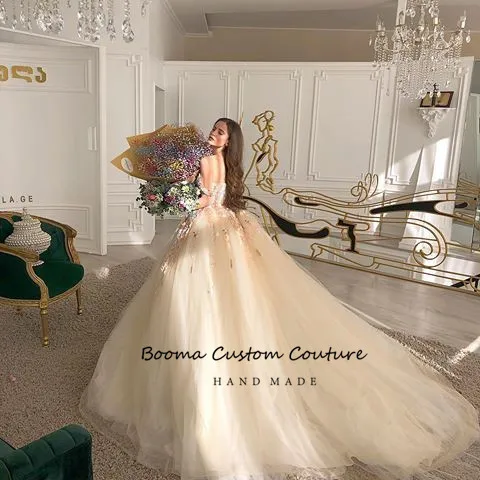 Robe de Rhlongue en tulle avec appliques florales, robes de soirée formelles, robe de Rhde princesse, hors de la chérie initiée, quelle que soit, nickel é