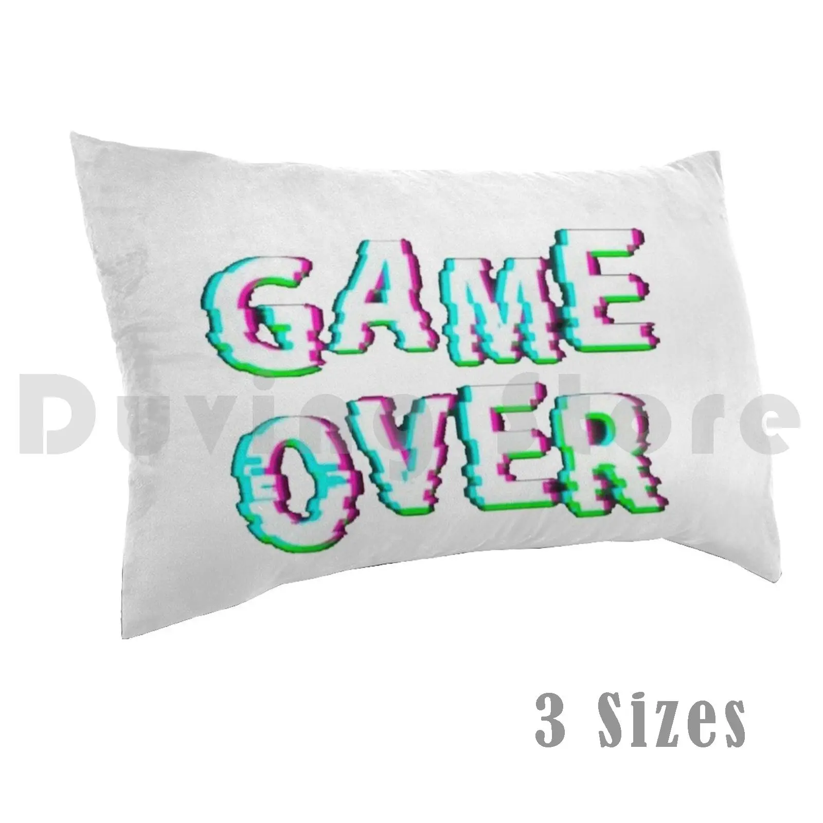 Game Over Pillow Case Printed 50x75 Game Over Game Bryant Myers Over Game Over Trailer Lyrics Y Not Studios