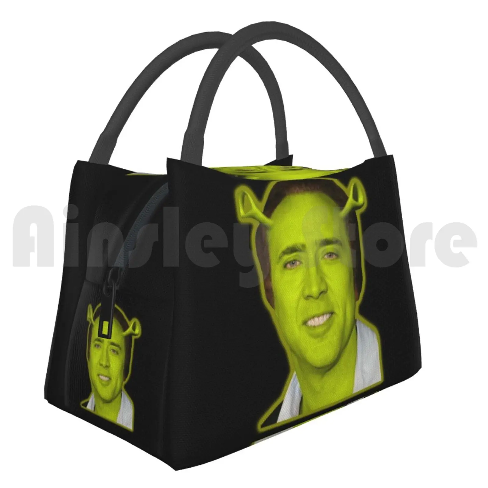 

Portable Insulation Bag Nicholas Shrek Cage Nicolas Cage Nicolas Cage Nicholas Nicholas Cage Nick Cage Humor Xmas