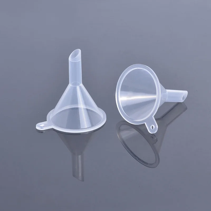10 Pieces of Mini Transparent Plastic Perfume Diffuser Funnel Juice Dropper Bottle Liquid Essential Oil Laboratory Filling Tool