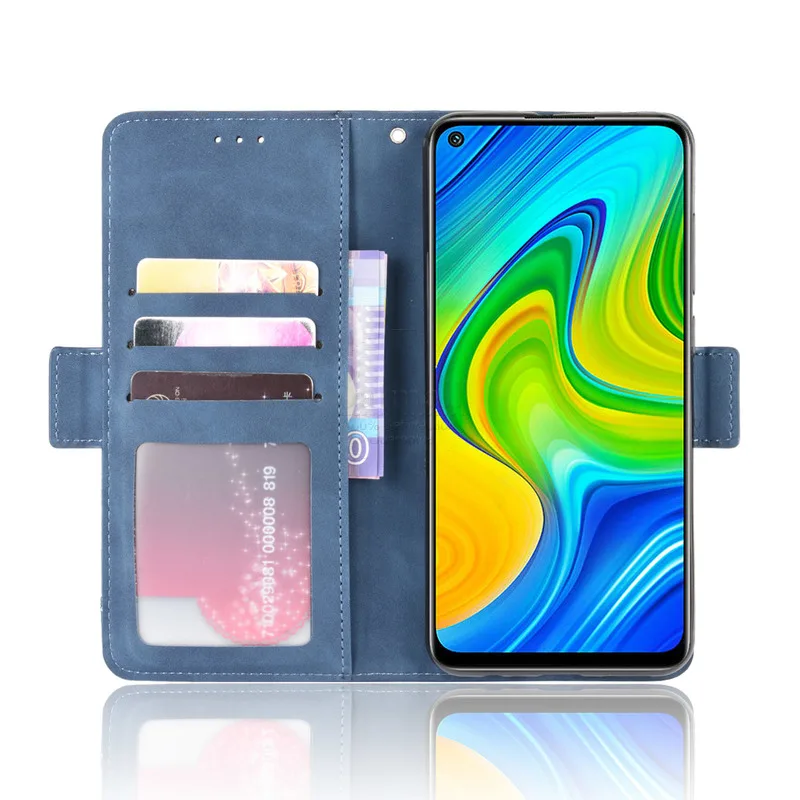 Wallet Cases For Xiaomi Redmi Note 9 / 9 Pro / 10 / 10 Pro / 10S Case Magnetic Closure Book Flip Cover Leather Card Holder Bags