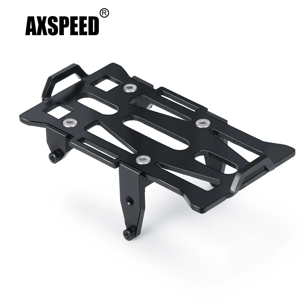 AXSPEED Aluminum Alloy Battery Tray Holder Bracket for Axial SCX24 Deadbolt C10 Wrangler Gladiator Bronco 1/24 RC Car Model Part