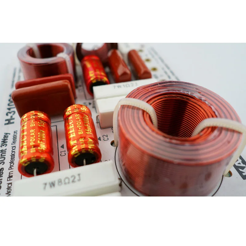HIFIDIY LIVE H-3100C 3 Way 3 speaker Unit (tweeter + mid +bass )HiFi Speakers audio  Frequency Divider Crossover Filters