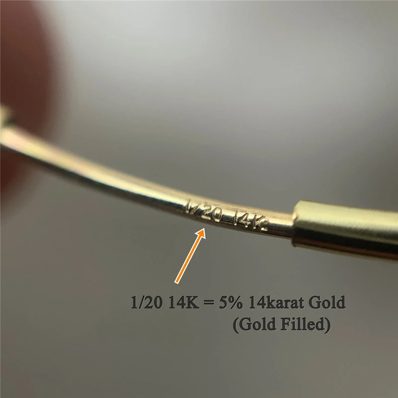 14K Goldfilled Endlos-Creolen in 10 Größen – Goldschmuck, Gold-Creolen, Brincos, Pendientes, Oorbellen, Boho Damenohrringe – Detail 14