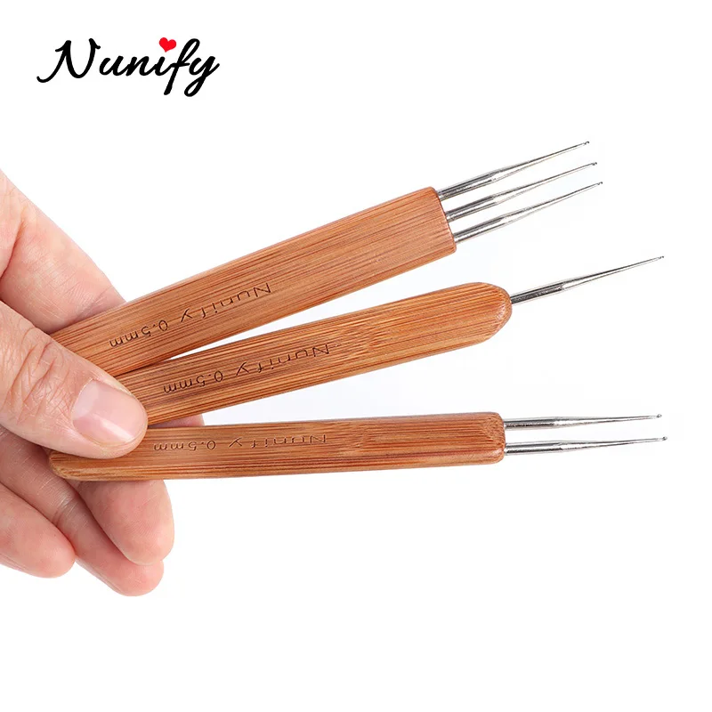 0.5Mm 0.75Mm Dreadlock Needle 1Pcs Crochet Hook For Dread Hair New Brand Quality Hook Needle For Crochet Braids