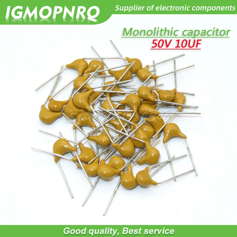 200PCS/lot 10UF 20% 5.08MM 106 50V MLCC multilayer monolithic ceramic capacitor size:0805