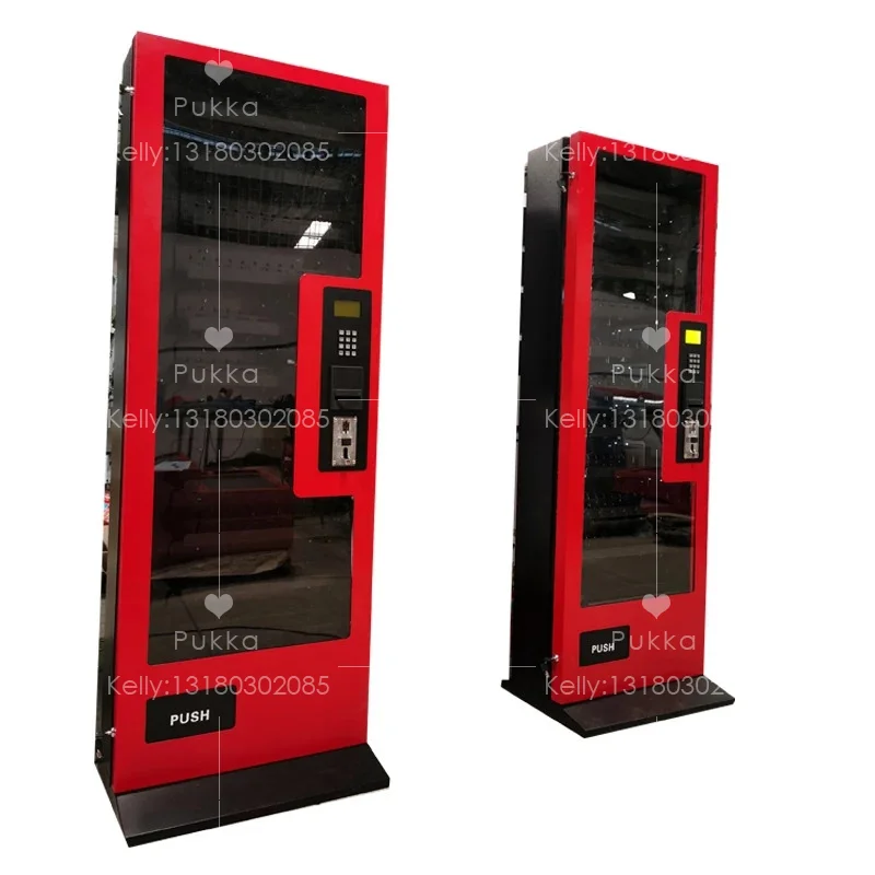 2023 Cigarette Vending Machine Stand Type For Beverage Selling Machine Coin Cash Control Model