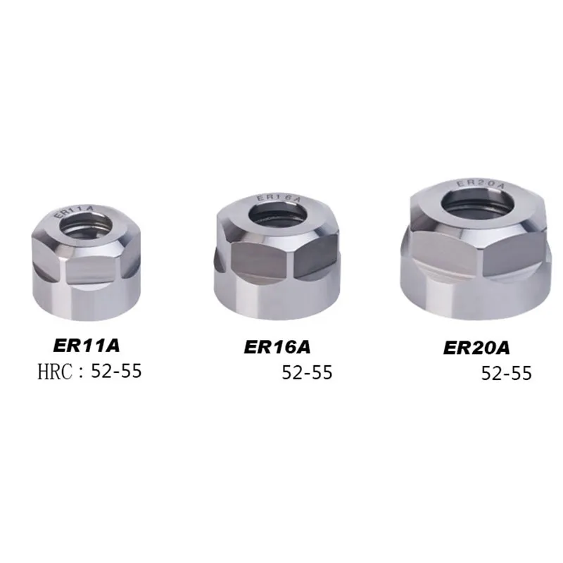 High precision ER11 ER16 ER20 ER25 ER32 A UM China\'s Best Quality and High Precision ER Nut CNC Tool Frame Nut Engraving machine