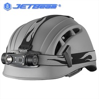 JETBeam HR30 Headlamps with USB Cable + 18650 Battery Headlight for hiking, climbing, camping and construction operation