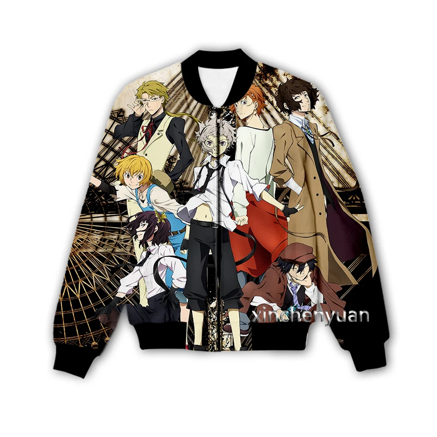 

xinchenyuan New Men/Women 3D Printed Anime Bungo Stray Dogs Casual Jacket Fashion Streetwear Sporting Jacket & Coat Q31