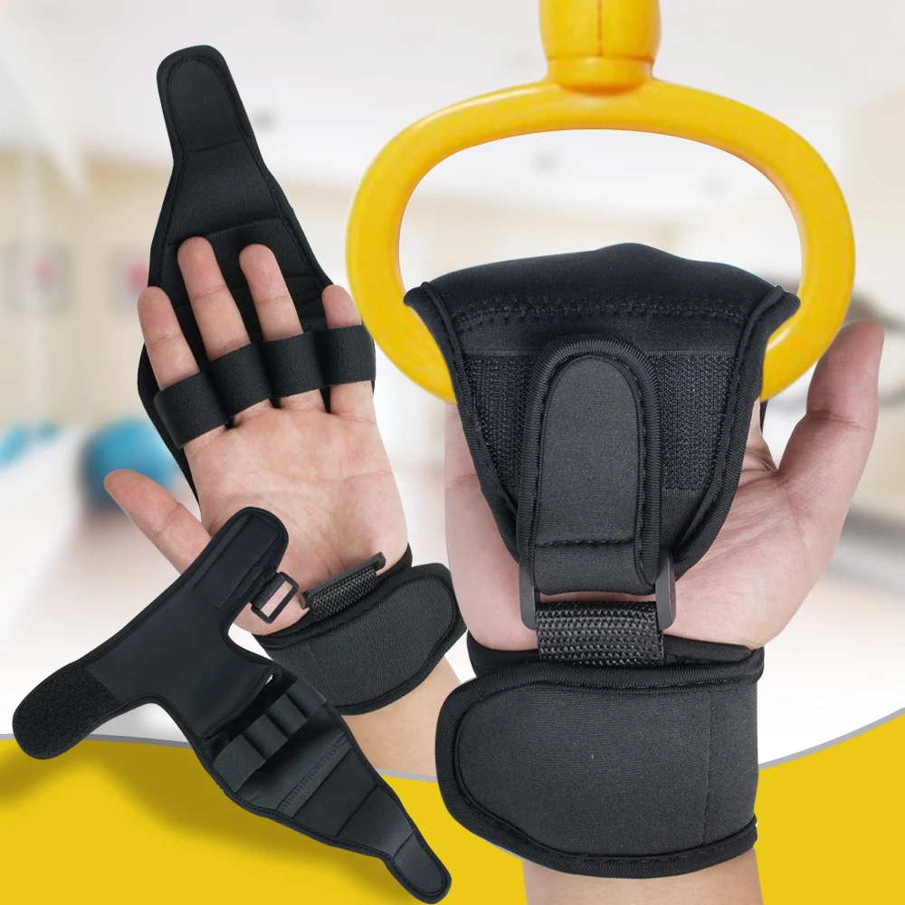 

Finger Anti-Spasticity Rehabilitation Auxiliary Training Gloves For Stroke Hemiplegia Patient And Athlete Finger Support